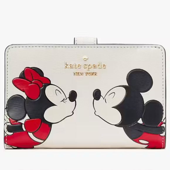 NEW- Kate Spade x Disney Medium compact wallet - Picture 1 of 3
